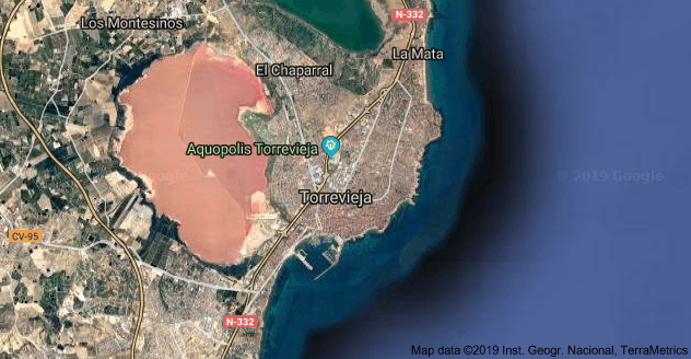 Foto satelital de Torrevieja