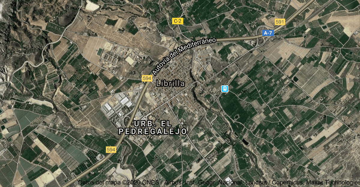 Foto satelital de Librilla