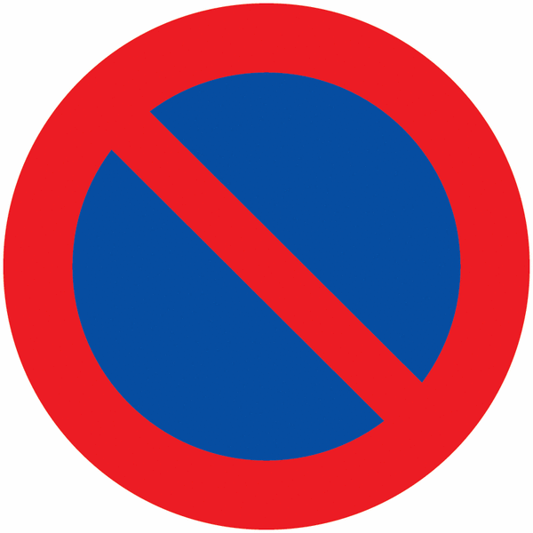 señal de prohibido aparcar